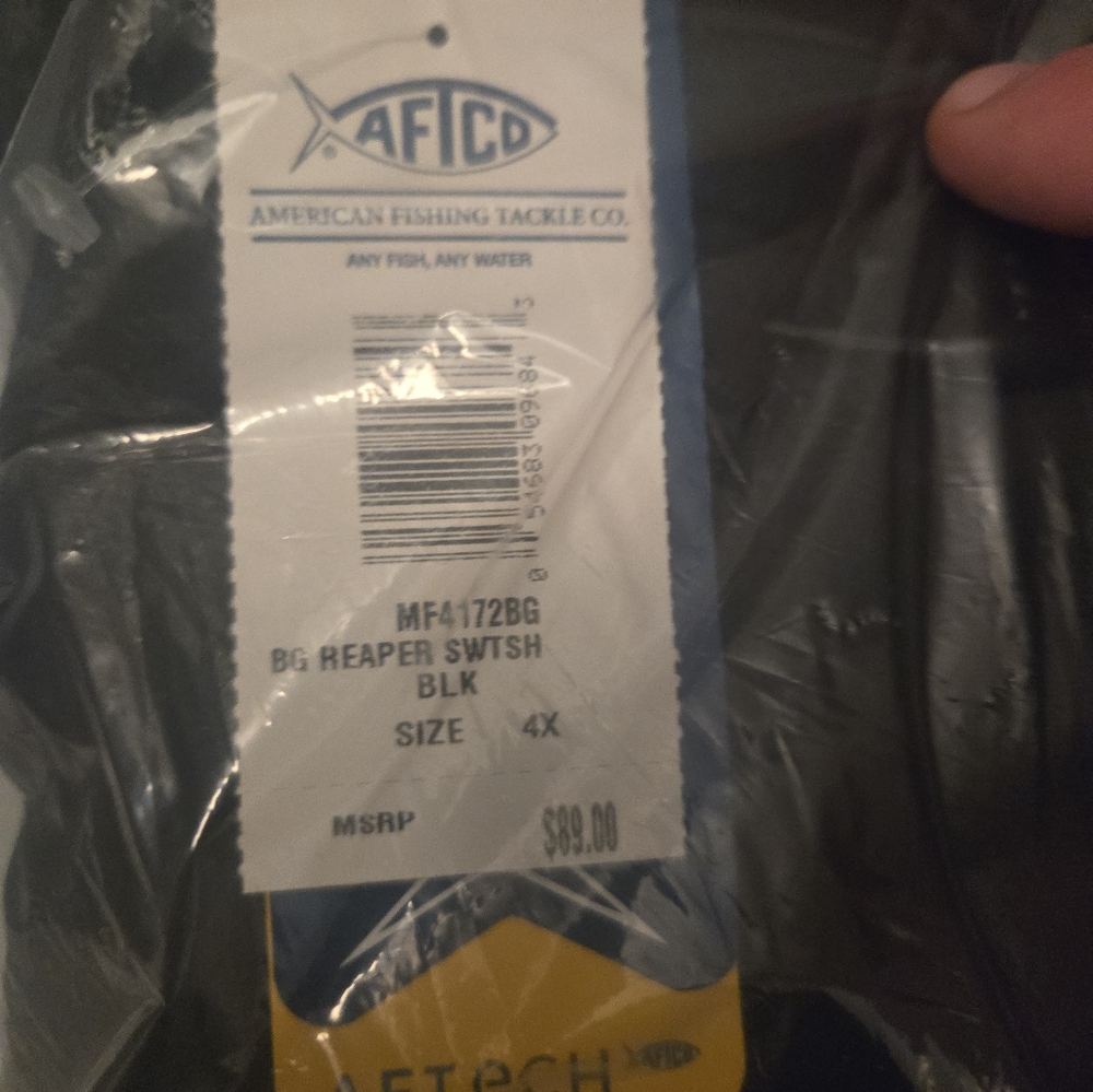 AFTCO Black Reaper Sweatshirt 4xl - Picture 4 of 4